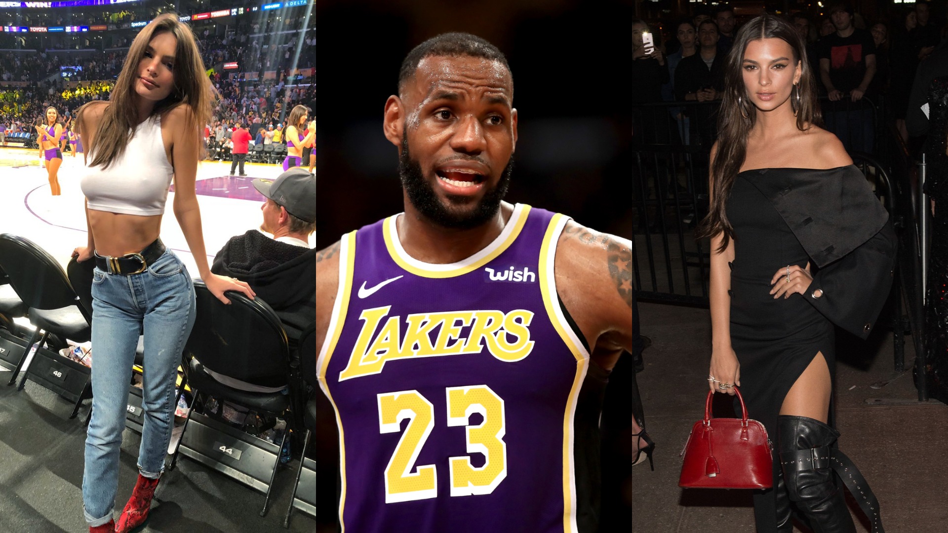 Emily ratajkowski clearance lebron james